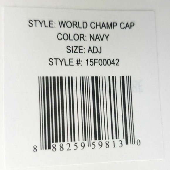 NEFF the Company Snapback Hat Surfer Skateboard Cap N Logo Navy Red Adjustable - Picture 8 of 8